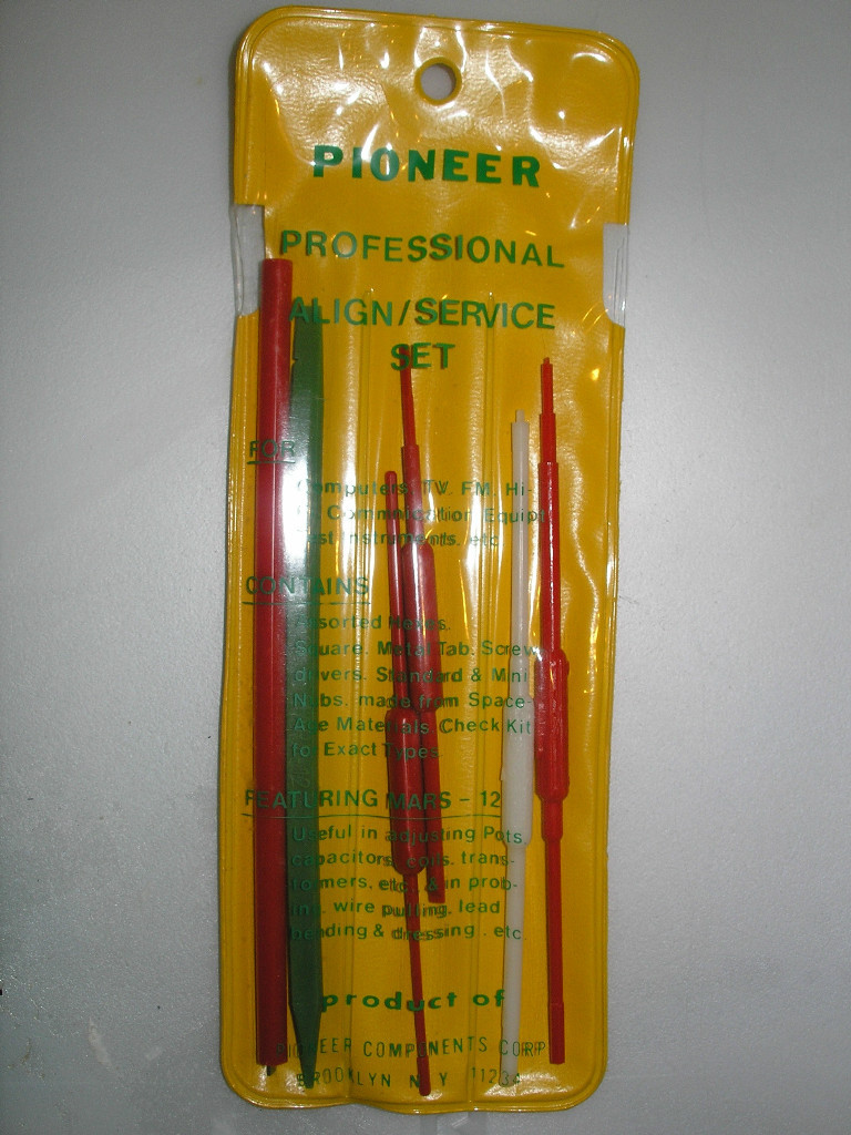 Arcade Video Game Professional 6 Piece Deluxe ALIGN / SERVICE SET ***USA MADE***