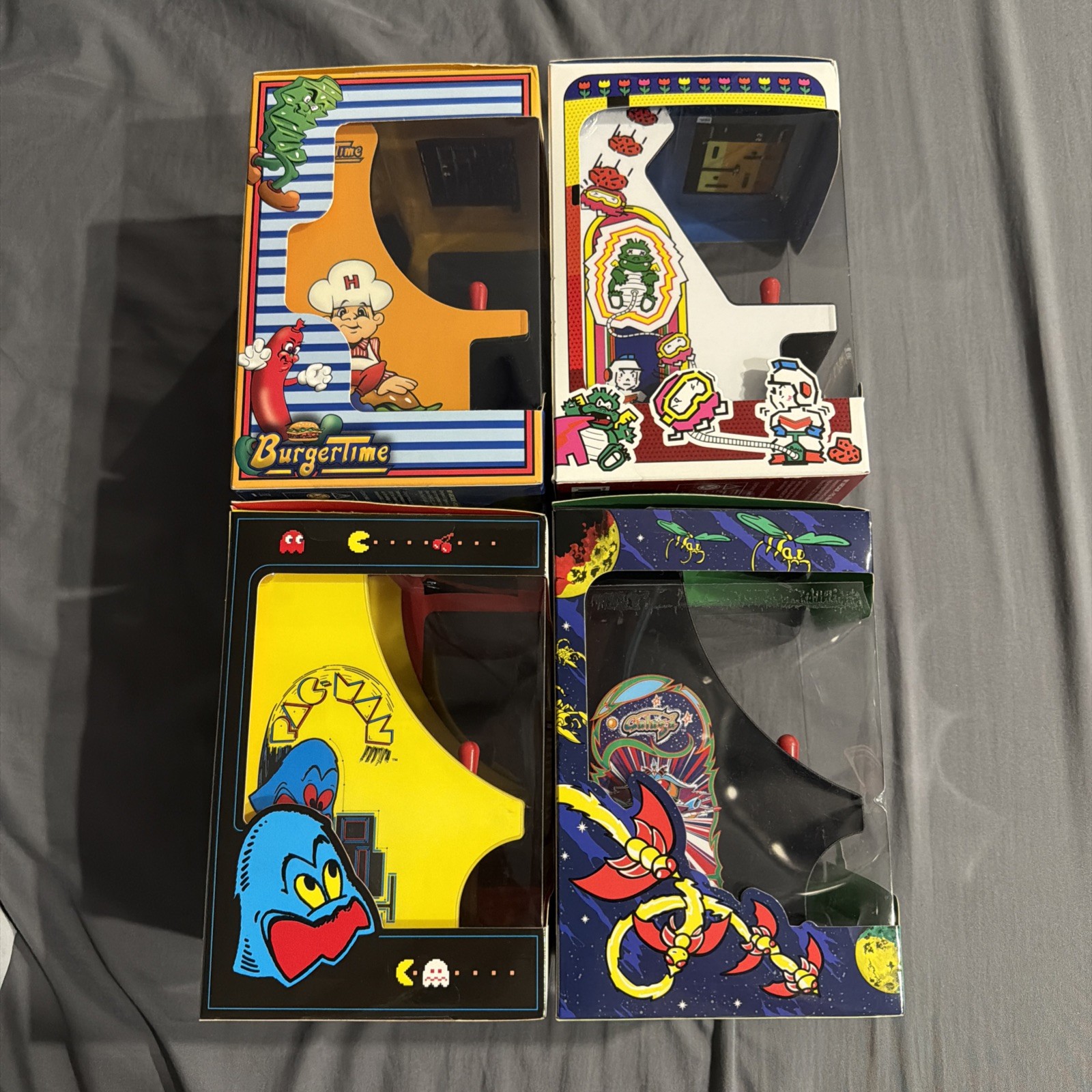 My Arcade Dig Dug. Burgertime. Galaga. Pac-Man. Micro Player Bundle. Read Desc.