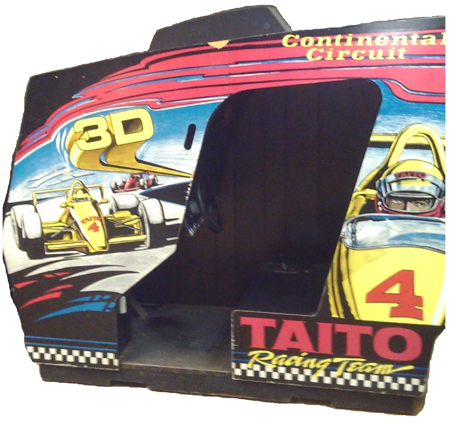 CONTINENTAL CIRCUIT ARCADE MACHINE by TAITO 1989 (Excellent Condition) *RARE*