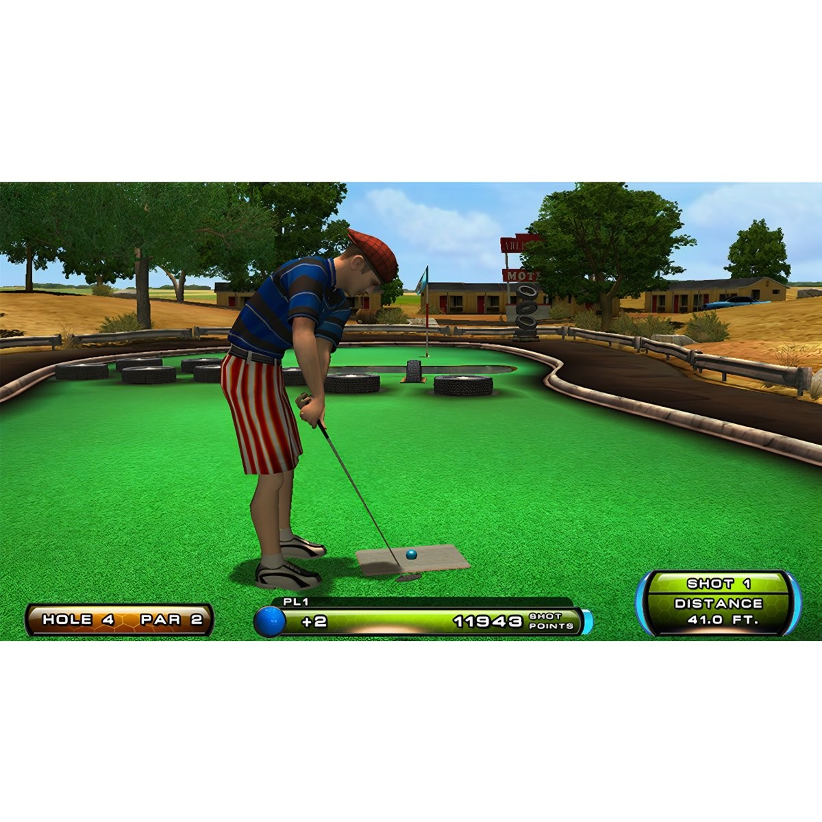 Incredible Technologies Arcade Collection-Silver Strike, Bags & Power Putt-Stand