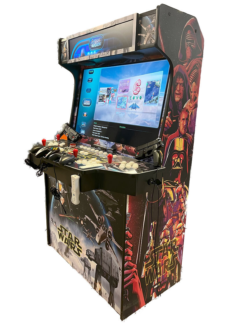 ULTIMATE Four Player Upright Star Wars With 43″ Monitor! FULLY UPGRADED