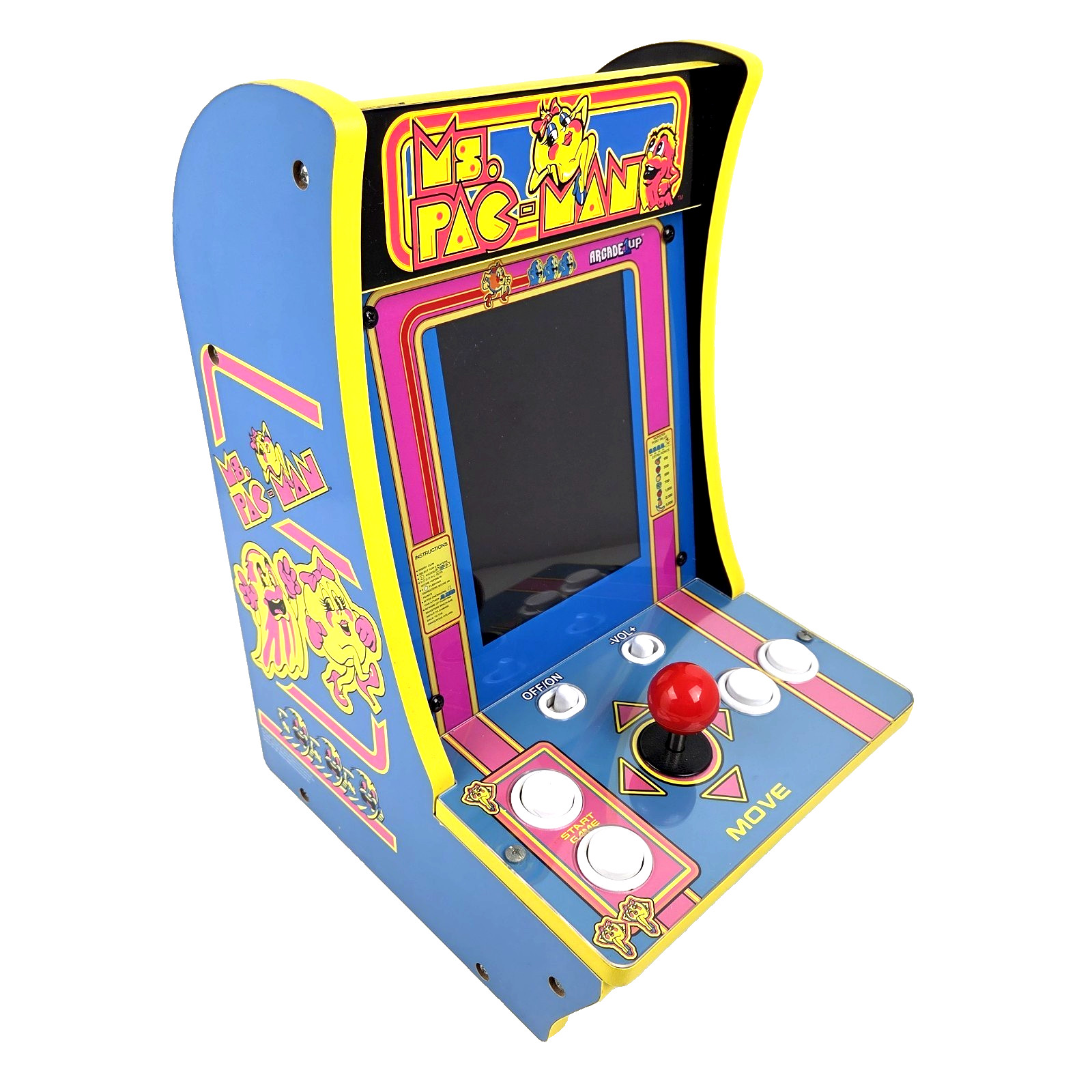 Arcade 1 Up Ms Pacman Dig Dug II Galaga Pacman Plus 8261 Countercade 4 in 1