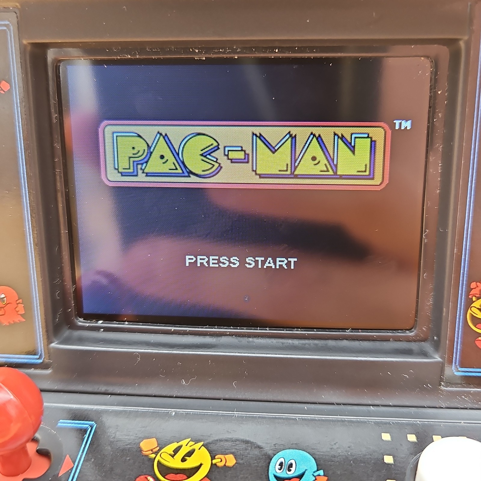Pac-Man Arcade Classics Mini Arcade Game with Color Screen Working #09674