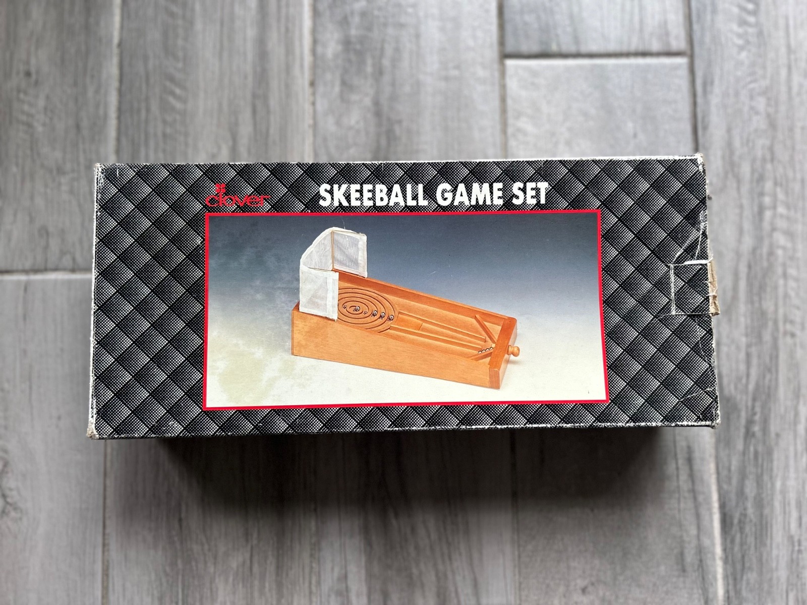 Skeeball Tabletop Arcade Game , Made Of Wood Sold Only At Clover