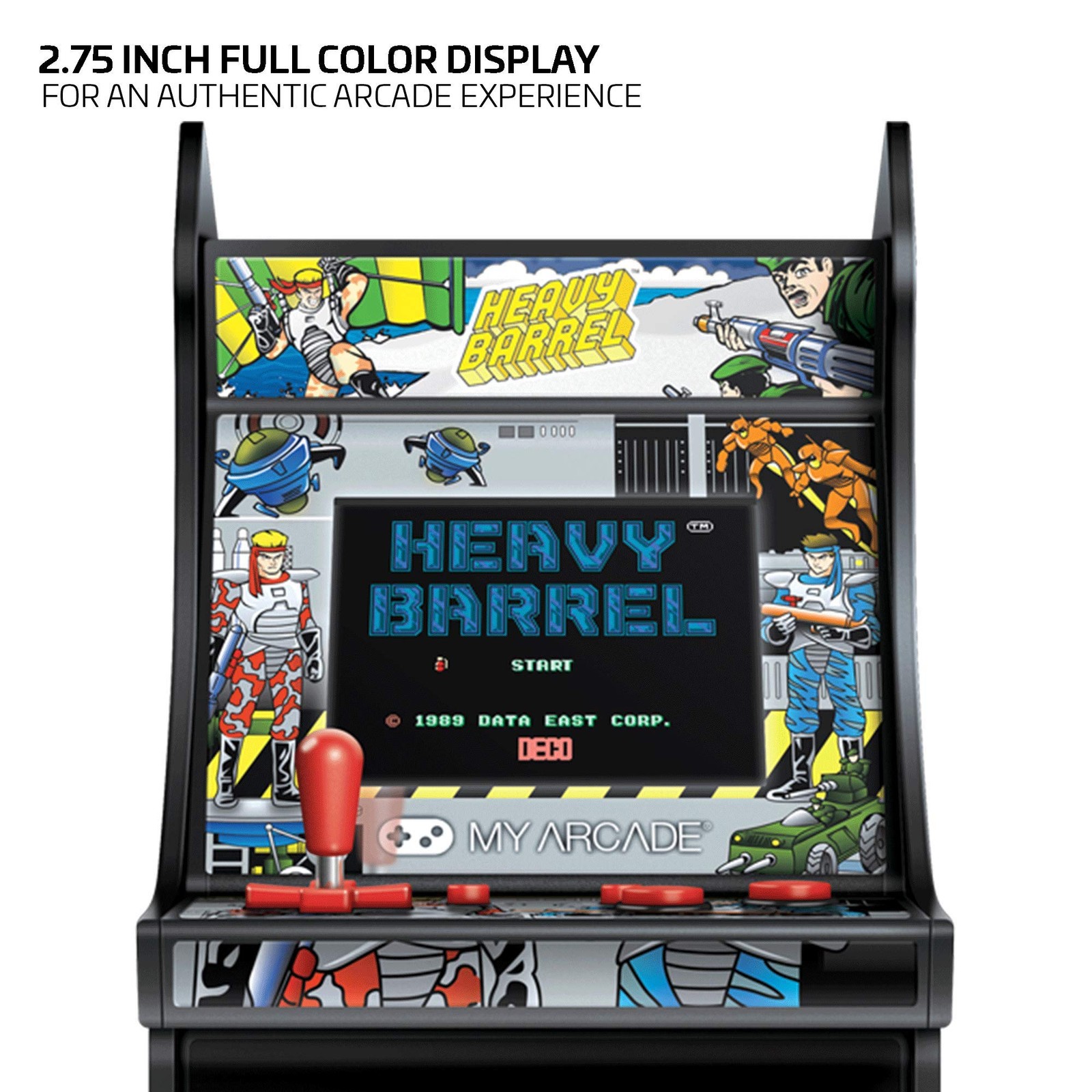 My Arcade Micro Player Mini 4 inches (W) x 6 (L) x 2 (H), Multi