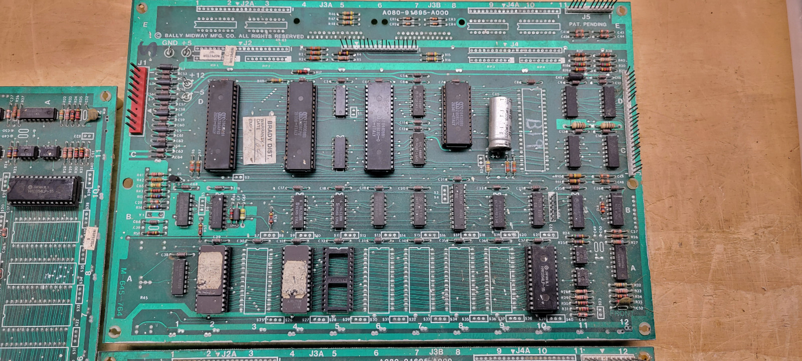 BALLY MIDWAY NFL FOOTBALL PCB A080-91695-A000 PCB – ONE OF THEM