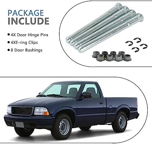 Door Hinge Pin and Bushing Kits Fit for Chevy S10 | for 1994-2004 Chevy S10, GMC