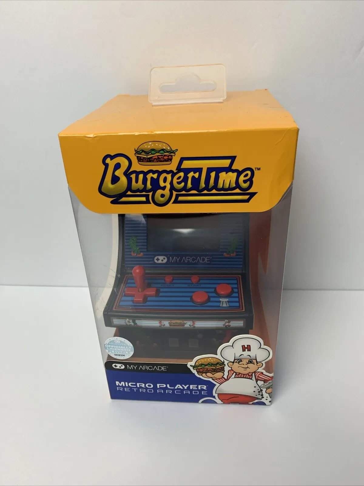 My Arcade DGUNL-3203 Burger Time Micro Player Retro Arcade Machine – 6 Inch