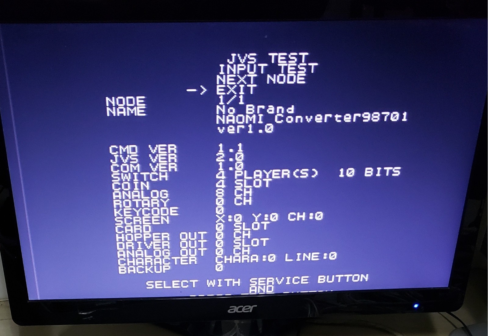 Sega Jamma JVS Converter I/O Board Ver.1.0 ( not good )for Arcade Console System