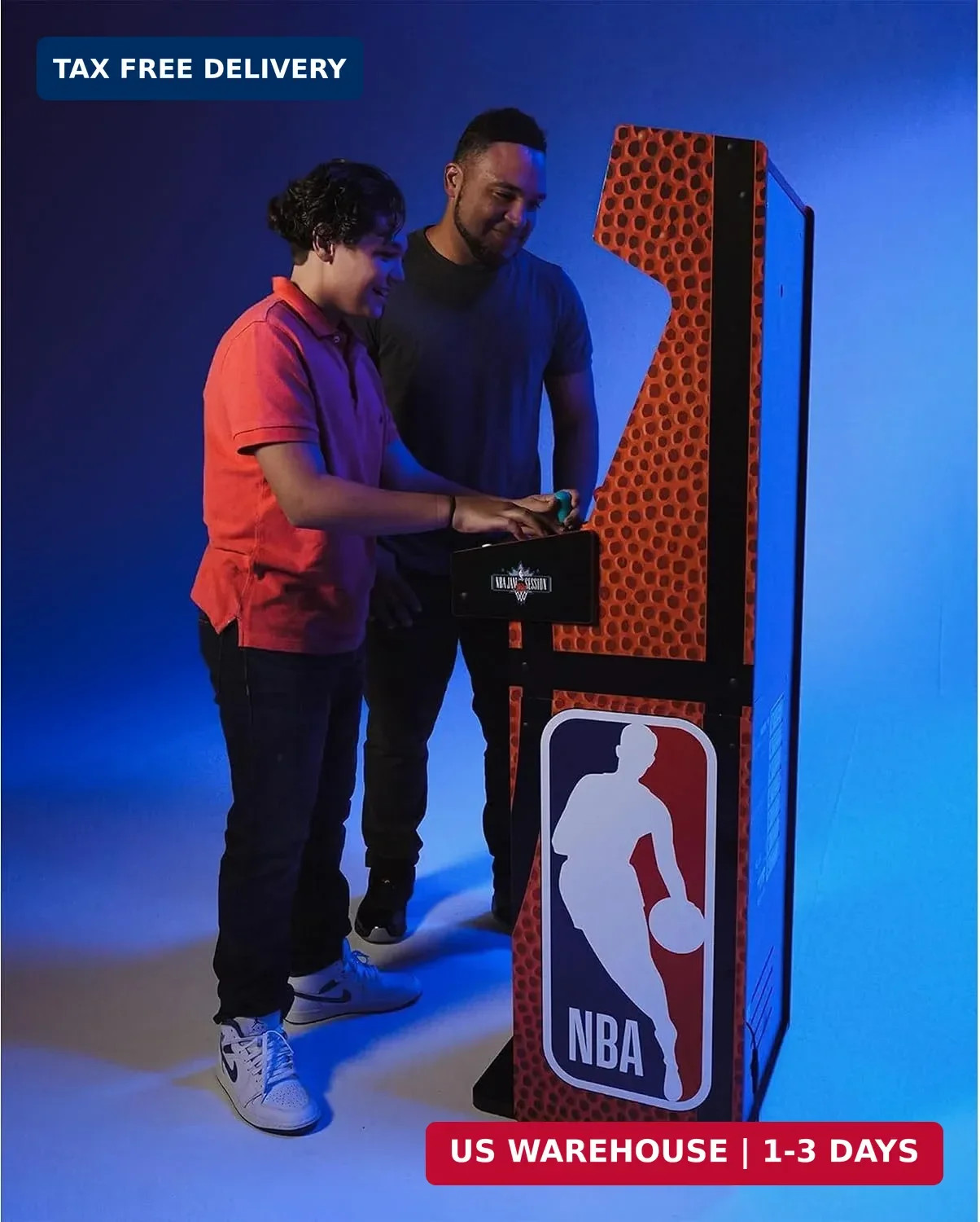 NBA JAM Deluxe Arcade1Up Cabinet 2 Player Online Multiplayer 3 Games Lighted