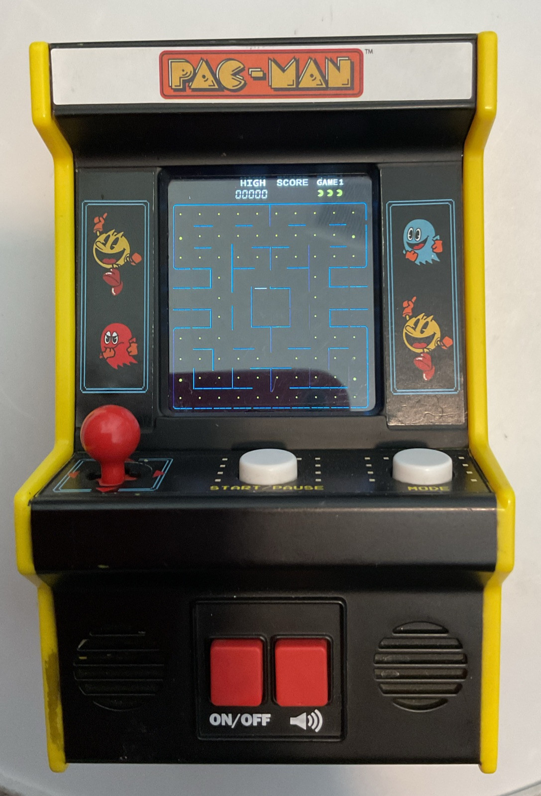 Bandai Pac Man Video Game Mini Arcade Machine Plastic Toy 2020 Works