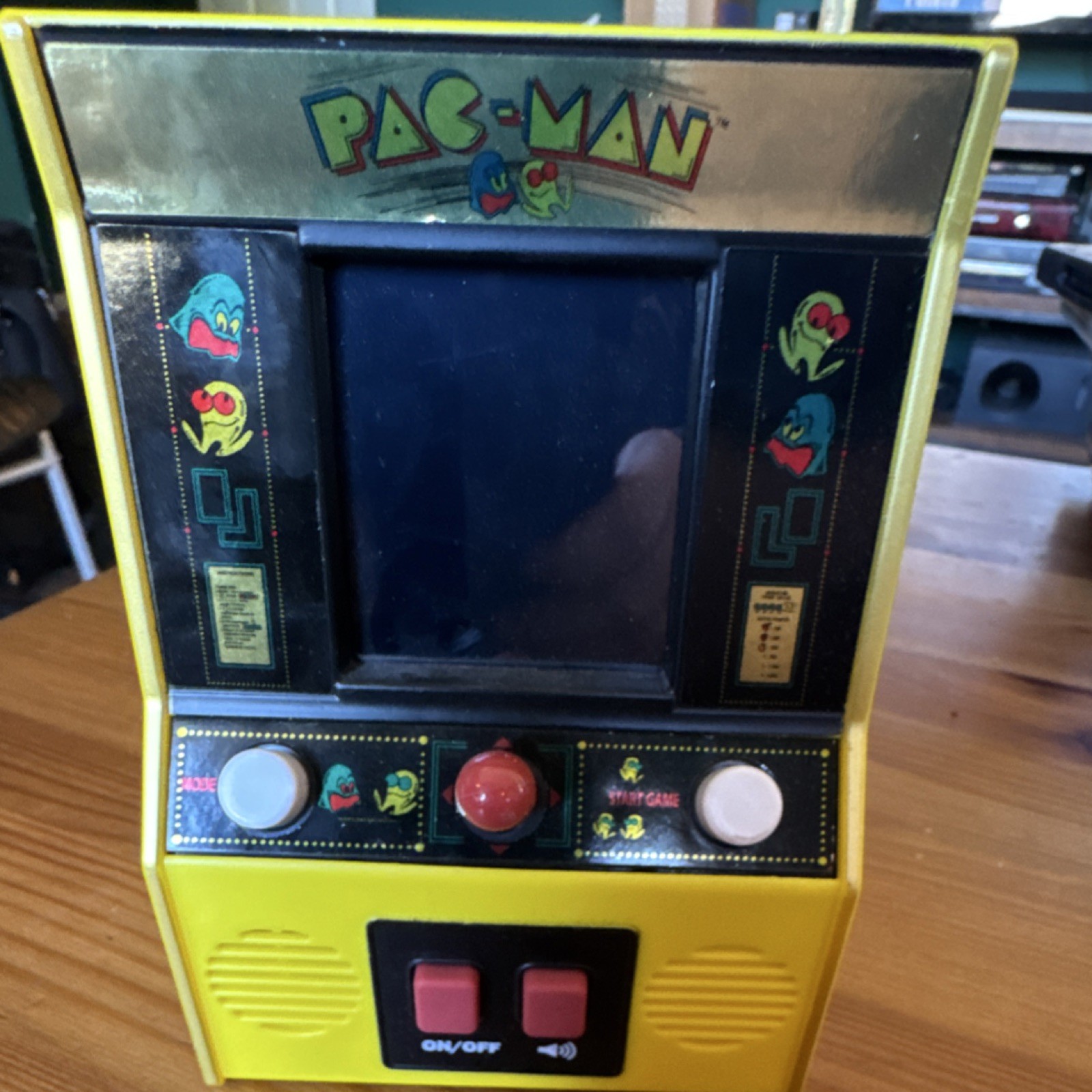 Pac-Man Tabletop Collectible Arcade Machine Yellow