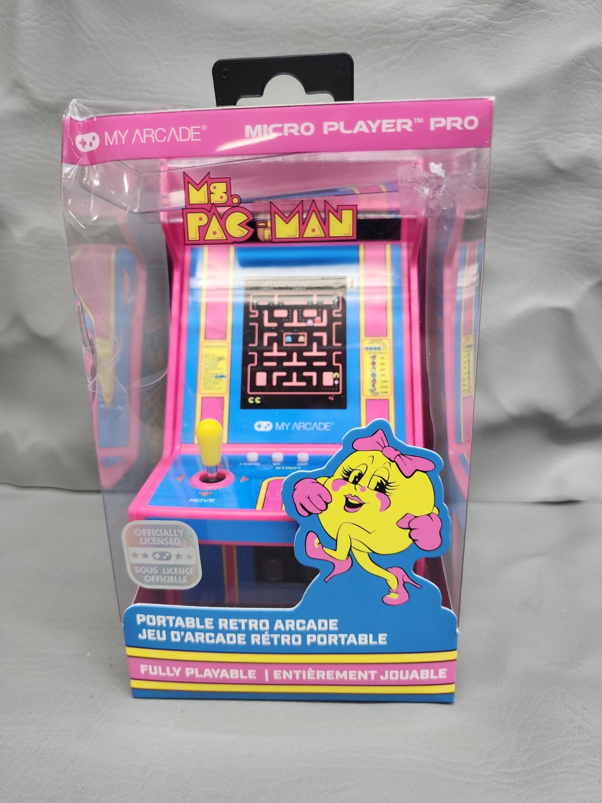 My Arcade – DGUNL-7009 MS. PAC-MAN Micro Player Pro Portable Retro Arcade NIB