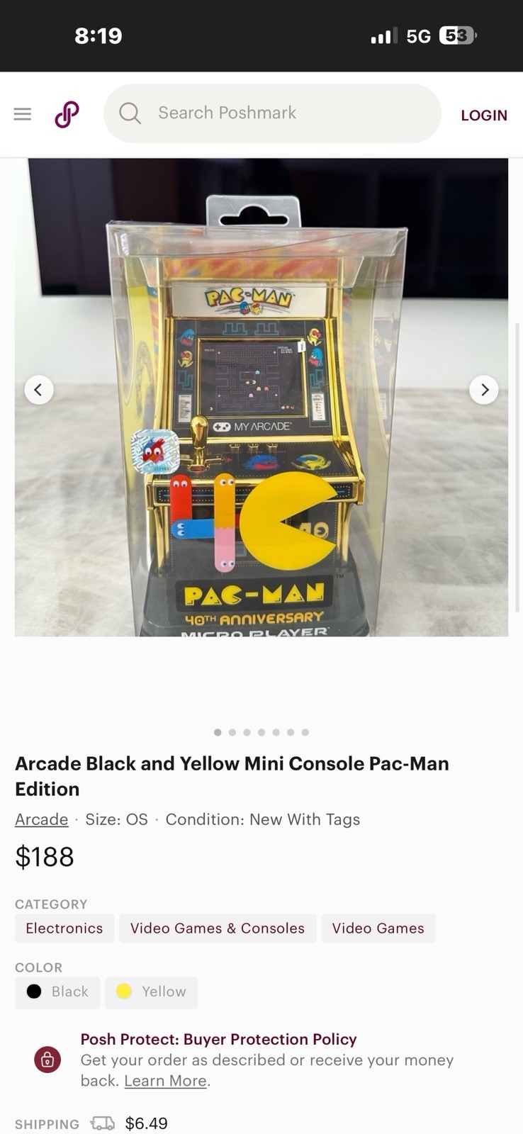 Pac-Man 40th Anniversary Arcade Micro Player