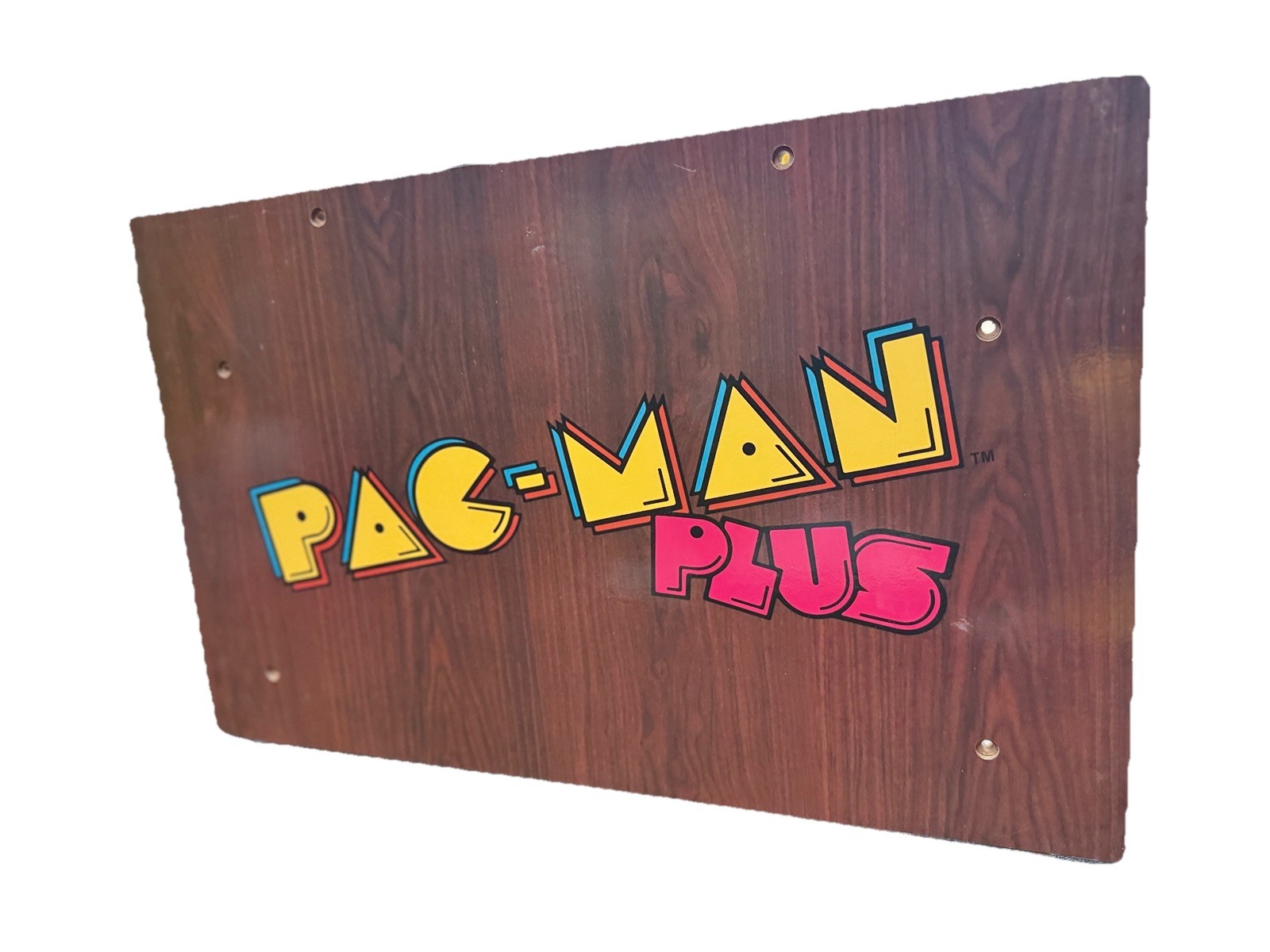 Arcade1up – Pacman Plus Wood Riser Panel rR Only