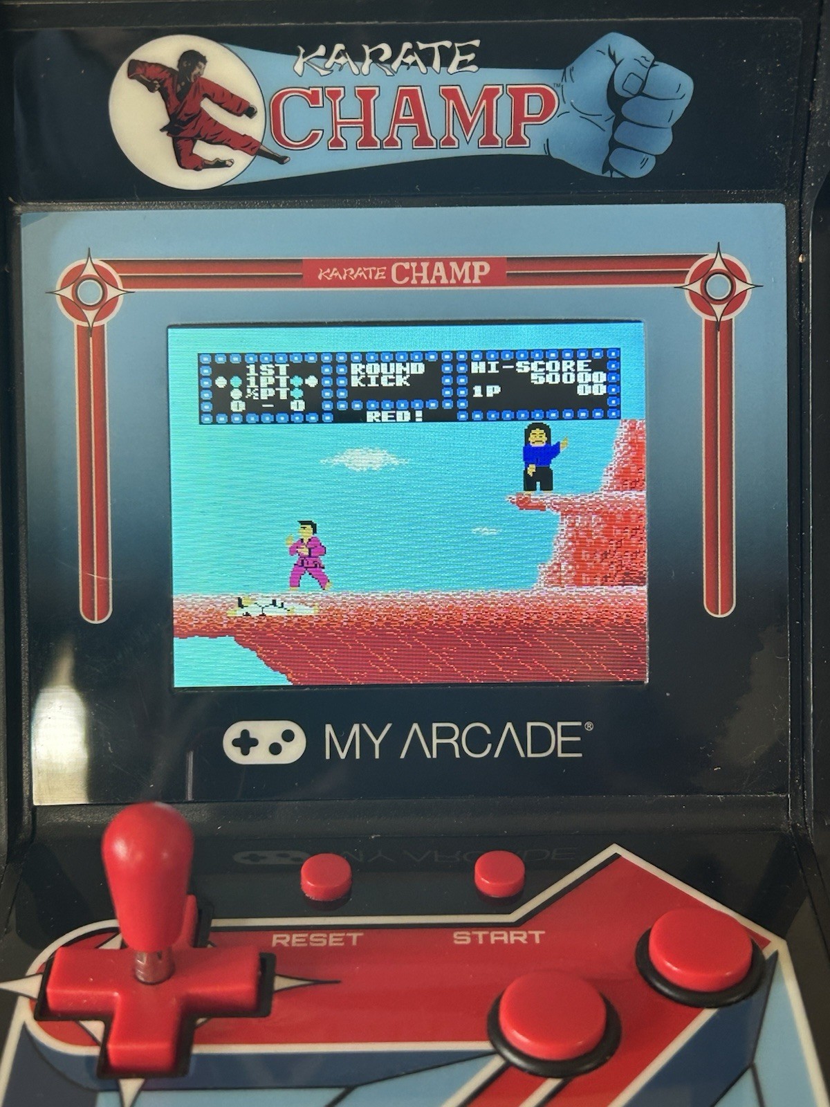 My Arcade Karate Champ Micro Player Arcade Machine: Fully Playable 6.5 Inch