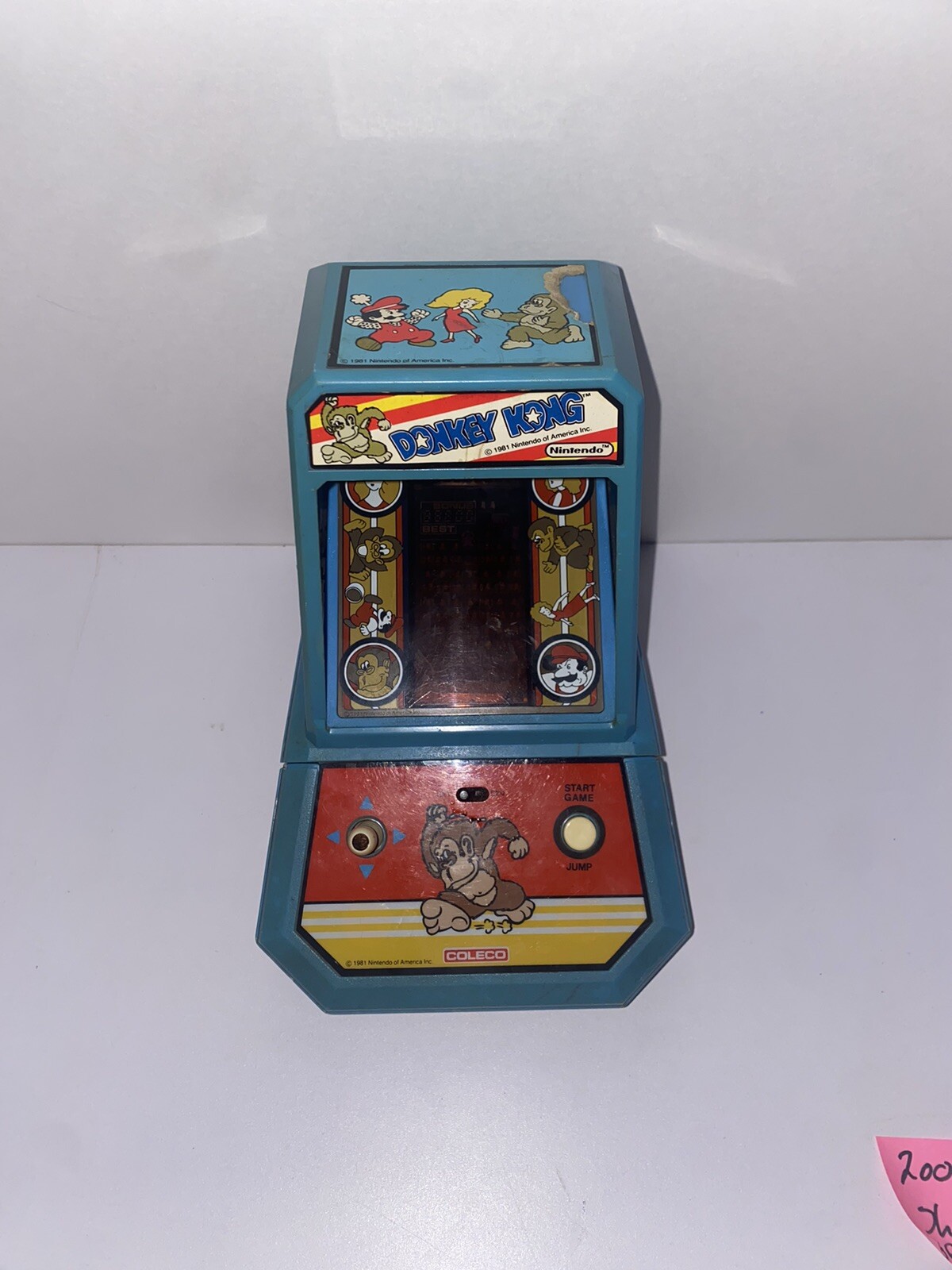 Vintage Nintendo Donkey Kong 1981 Table Top Mini Arcade Game