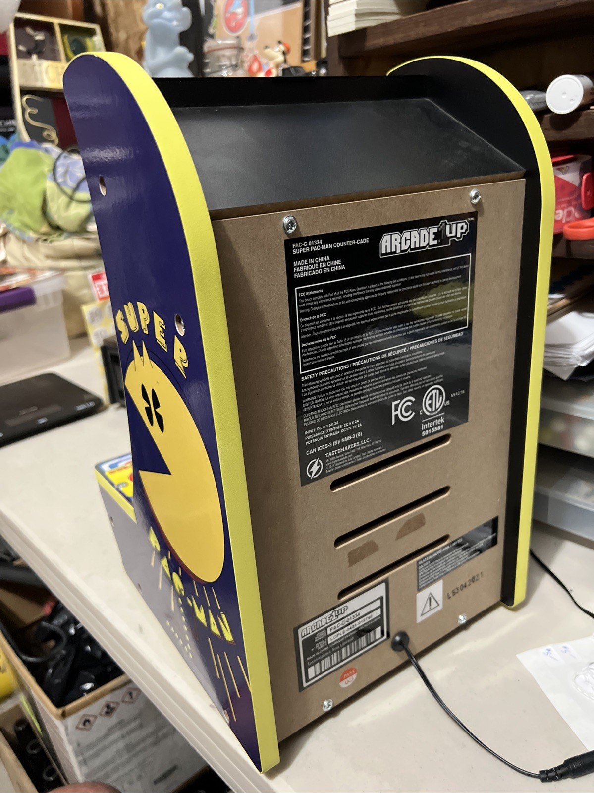 Arcade1Up Pac-Man Countertop Arcade Machine Tested & Working – Retro #7427