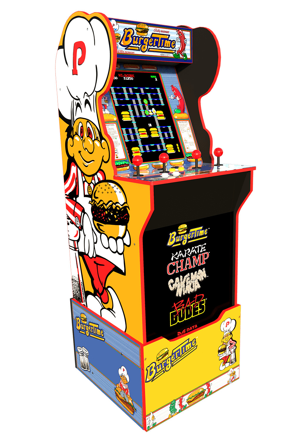 Arcade1up – Burger Time – Screw Hole Caps/Covers