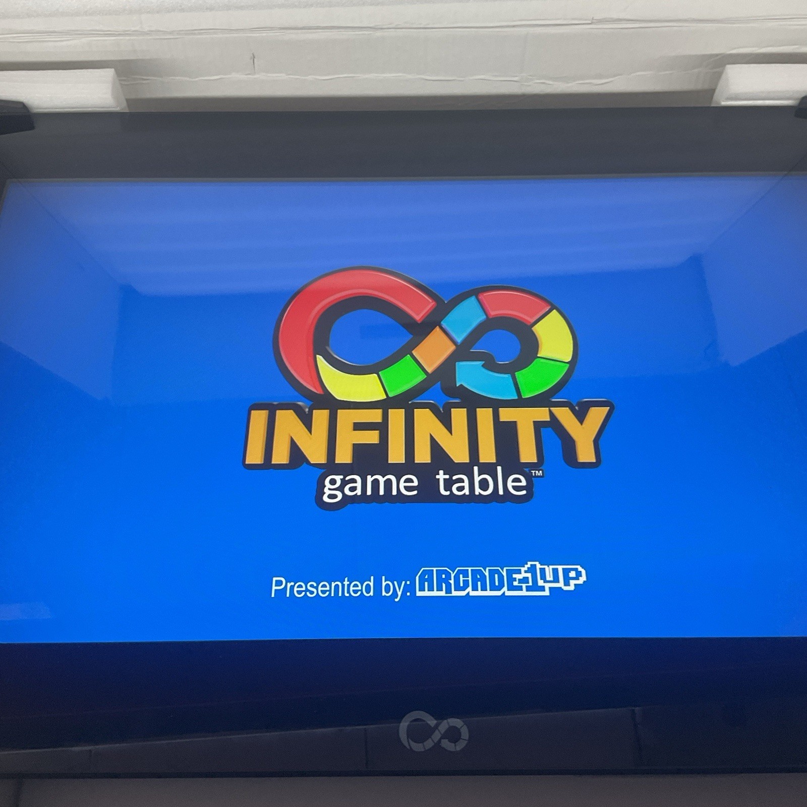 Arcade1up 32 inch Infinity Gaming Table Gray – Tested Working