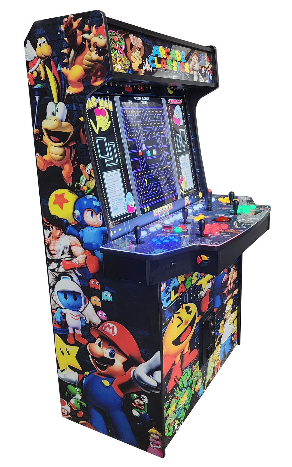 43″ 4K Multicade Upright 4-Player Arcade Game