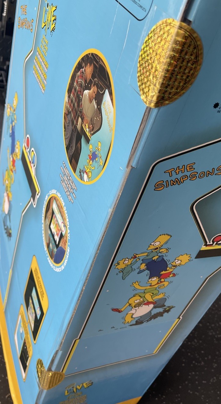 The Simpsons Arcade1up w/riser Sealed in Box SIB Brand New Gem 💎