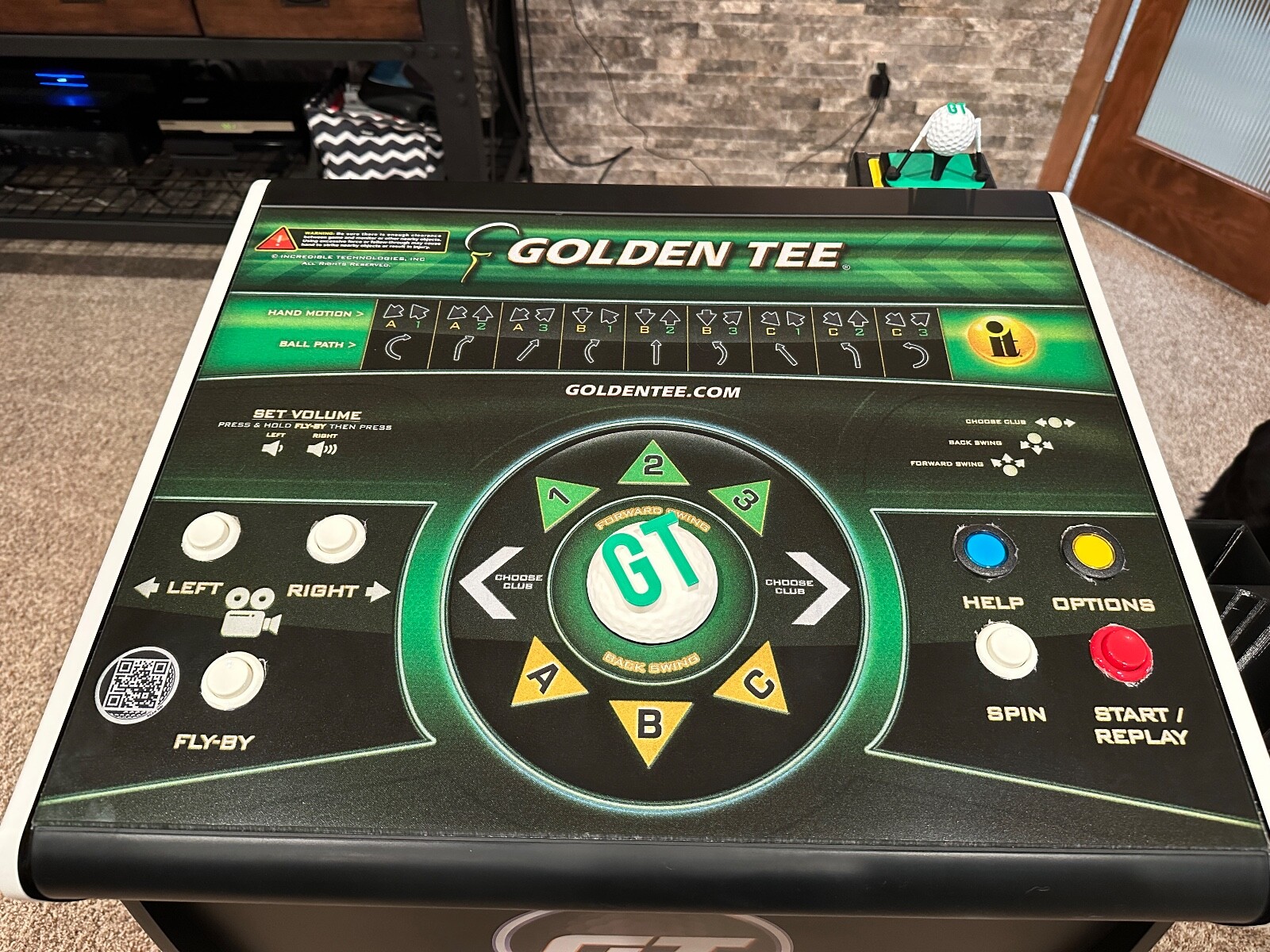 Custom Golden Tee Keypad Dust Cover GT FREE SHIPPING
