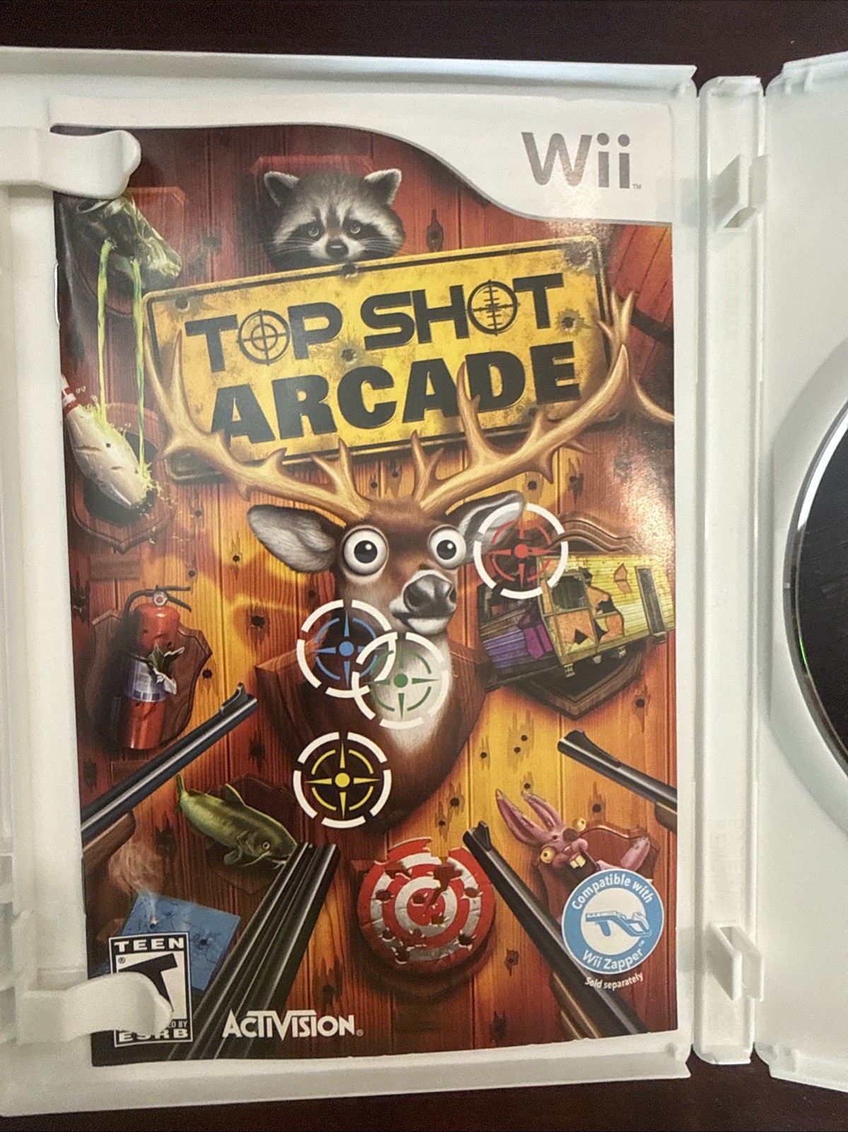 Top Shot Arcade Limited Edition 2 Pack Plus 2 Games For Wii Cabelas’s