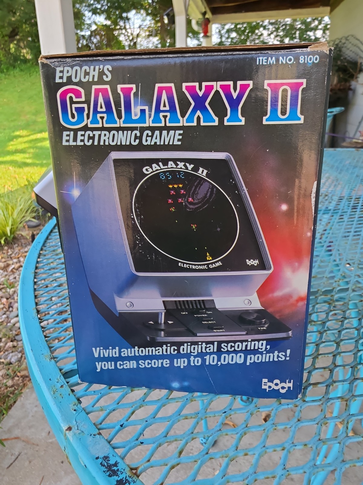 1981 Vintage Galaxy II Electronic Tabletop Arcade Game Epoch w Box Tested