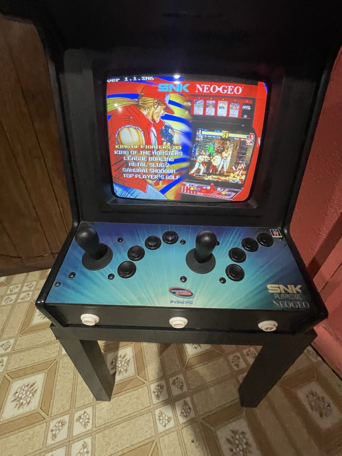 SNK Game Room Classics Neo Geo Arcade Machine AES MVS