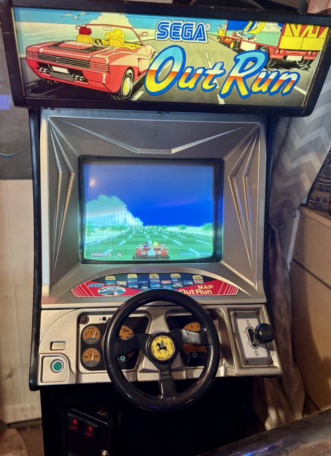 Vintage SEGA OutRun Arcade Machine – Fully Working!