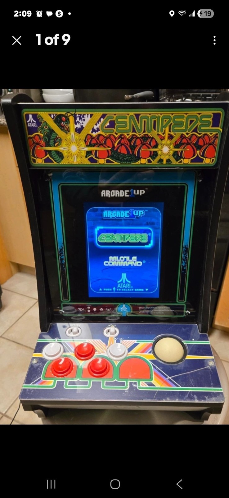 Arcade1up Centipede 4in1 Countercade Arcade Machine Reproduction Classic Game
