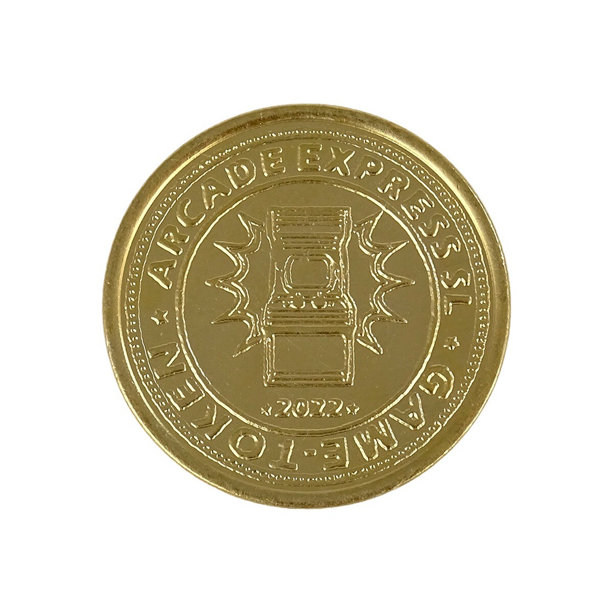 10 Arcade Tokens Coin 25mm Brass Game Token Coin Mech MAME JAMMA IL Compatible