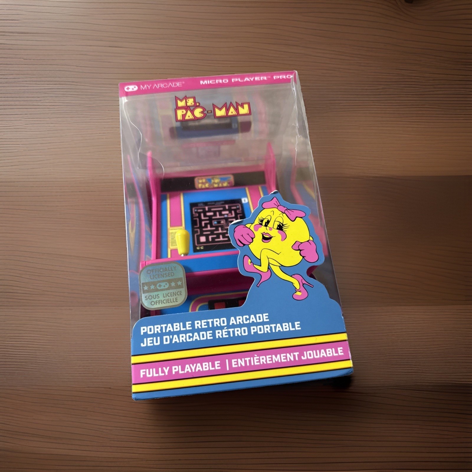 My Arcade MS. PAC-MAN Micro Player Pro Portable Retro Arcade NEW IN PACKAGE
