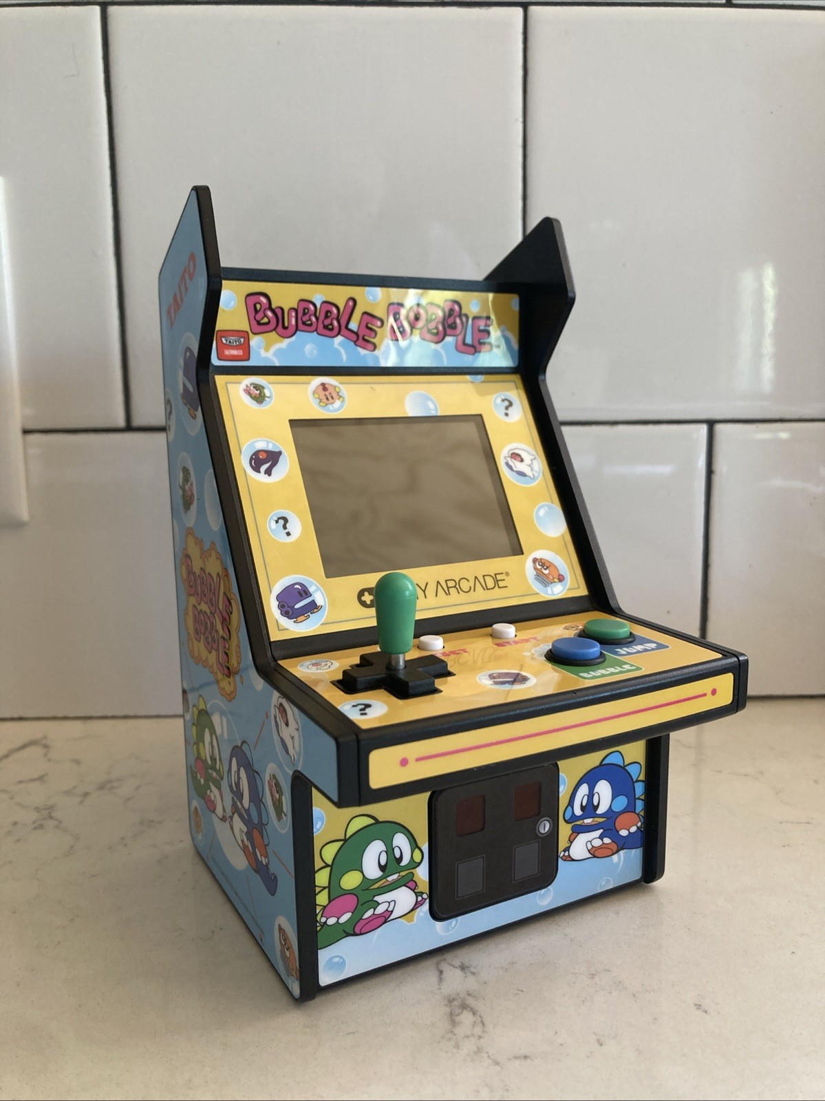 WB My Arcade DGUNL-3241 Bubble Bobble Micro Player Retro Arcade Machine – 6.75″