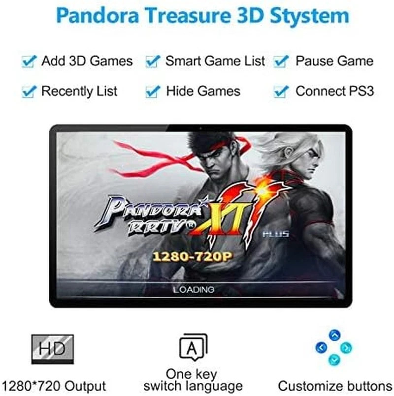 30000 Classic Arcade Game Machine 2 Players Pandoras Box 11 1280×720 Full HD Vi