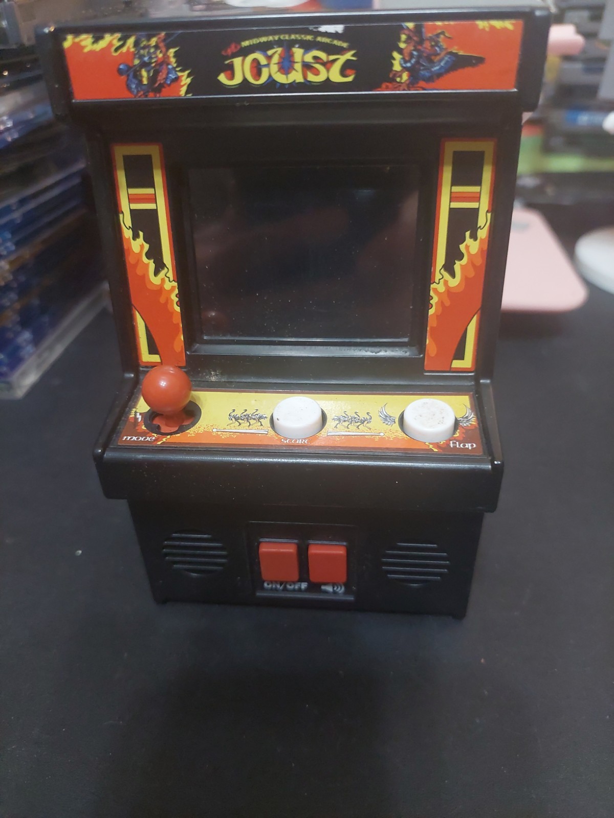 JOUST Arcade Classics Midway Mini Arcade Machine Handheld Retro Game TESTED