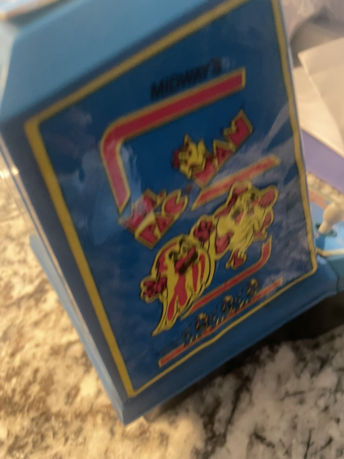 Vintage 1981 Ms. PAC-MAN Mini Tabletop Arcade Video Game Rare Coleco USED Works!