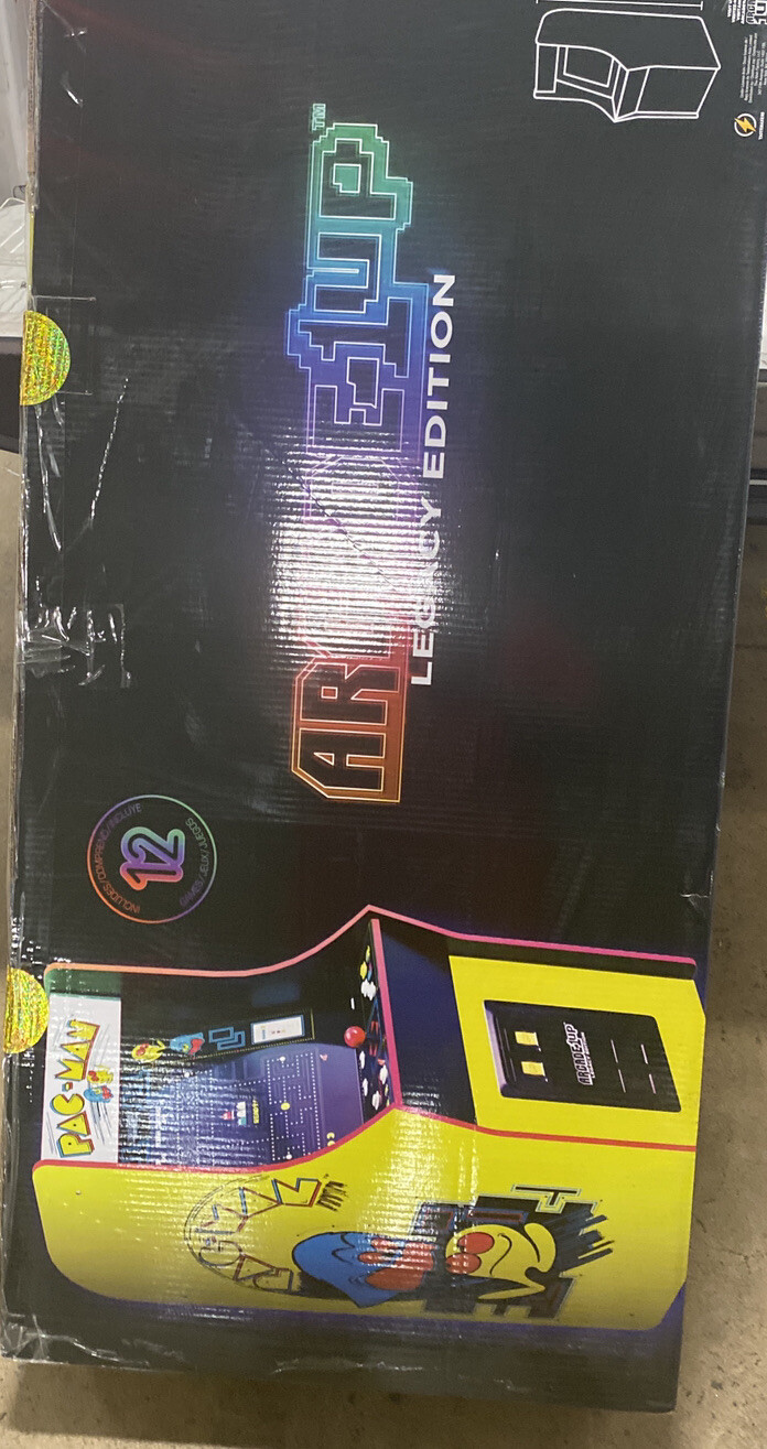 NEW Arcade1Up Pac-Man Legacy Edition Arcade Cabinet with Games