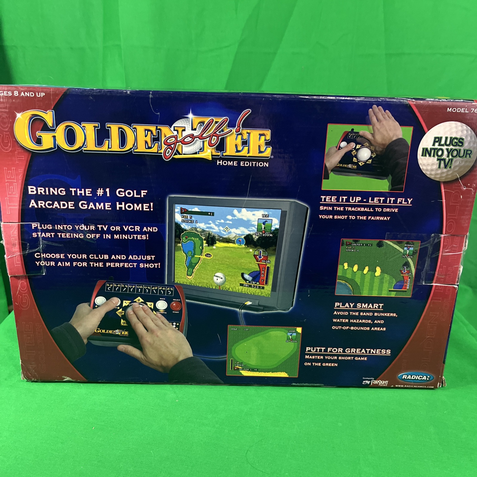 VTG Radica GOLDEN TEE Golf Home Edition Plug and Play TV Video Game.