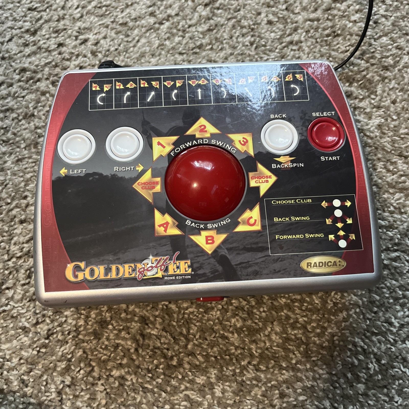 Radica GOLDEN TEE Golf Home Edition Plug and Play TV Video Game Tested and Works
