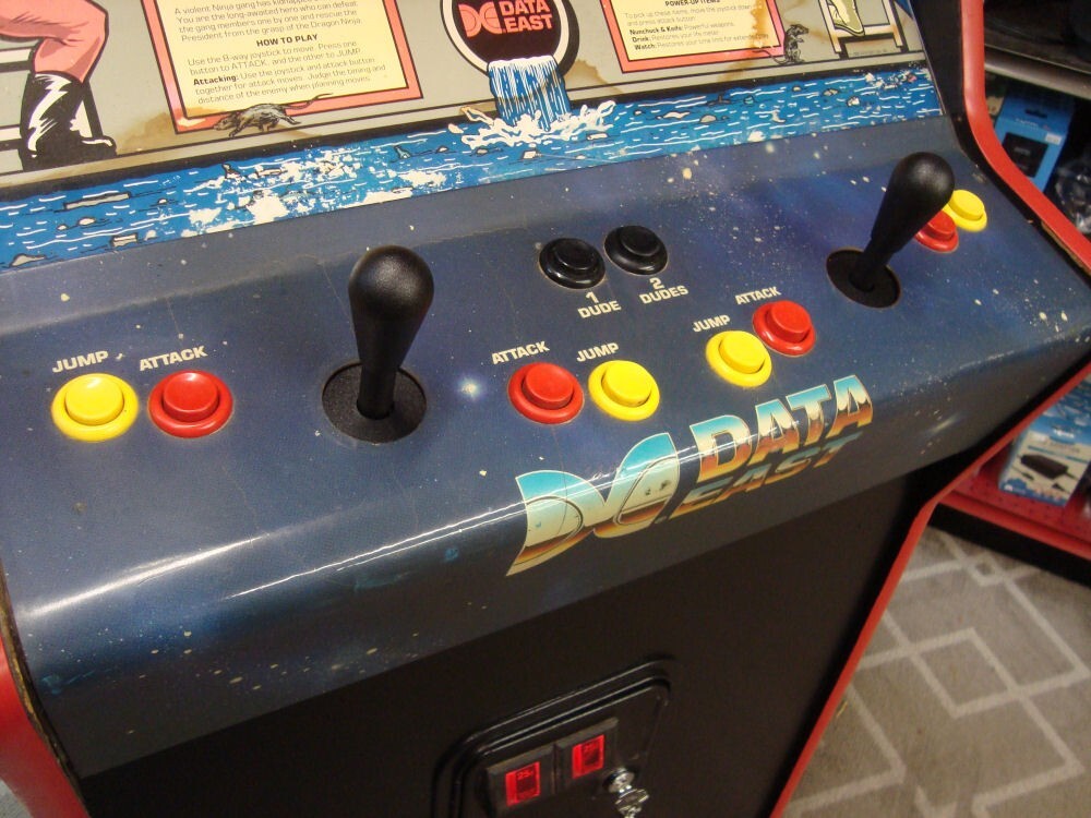Old School Bad Dudes Arcade Game – Late 80s Full Size Coin Op