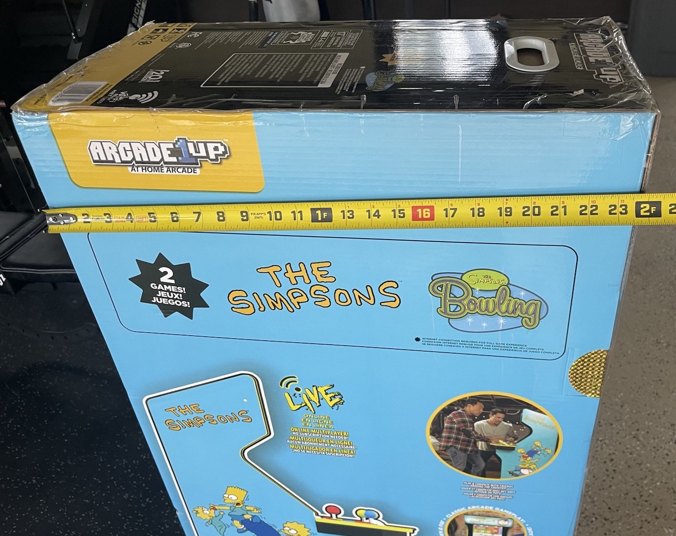The Simpsons Arcade1up w/riser Sealed in Box SIB Brand New Gem 💎