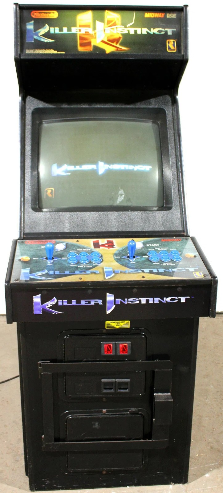 KILLER INSTINCT I & II ARCADE MACHINES by MIDWAY (ARCADE BUNDLE – BOTH MACHINES)
