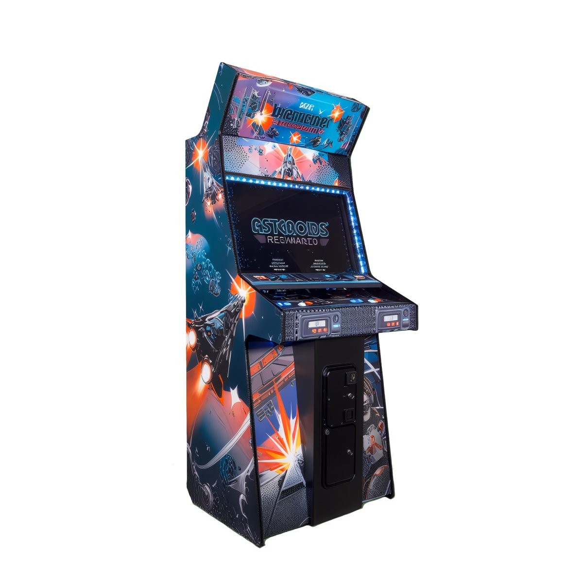 ALAN-1 Asteroids Recharged Pro Arcade Game – 2 Player