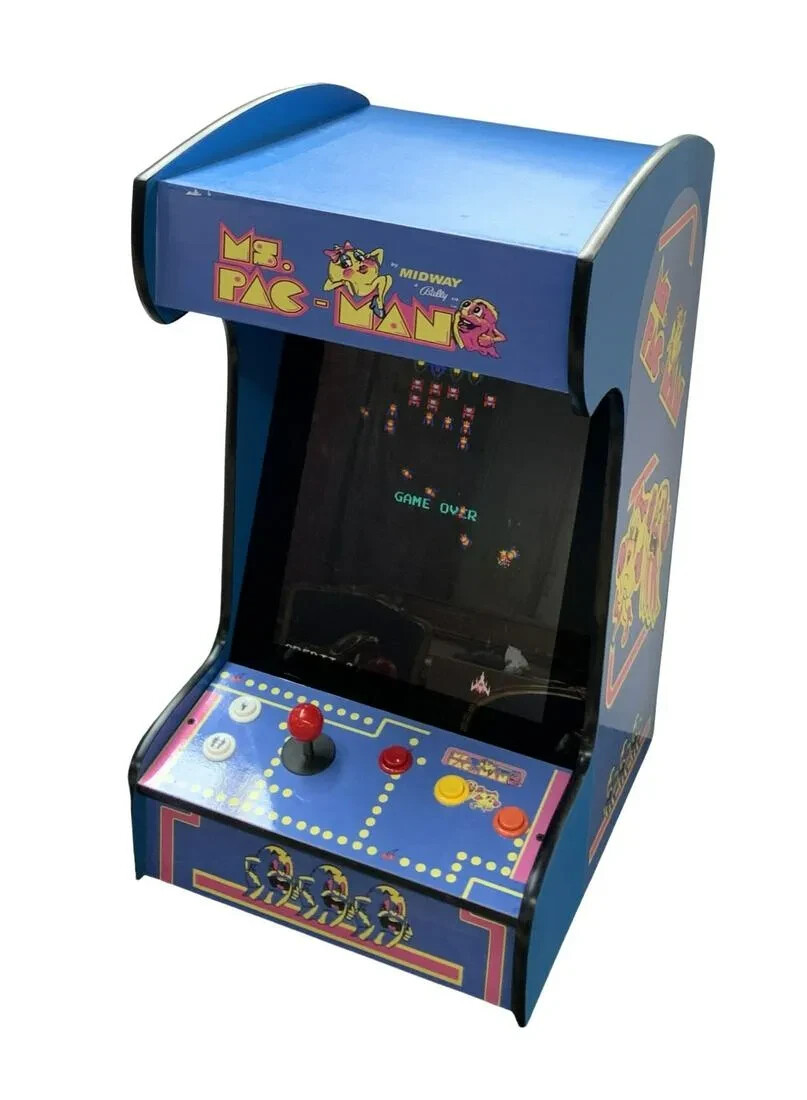 Doc and Pies 60 in 1 Tabletop Arcade Game-WORKING WELL!