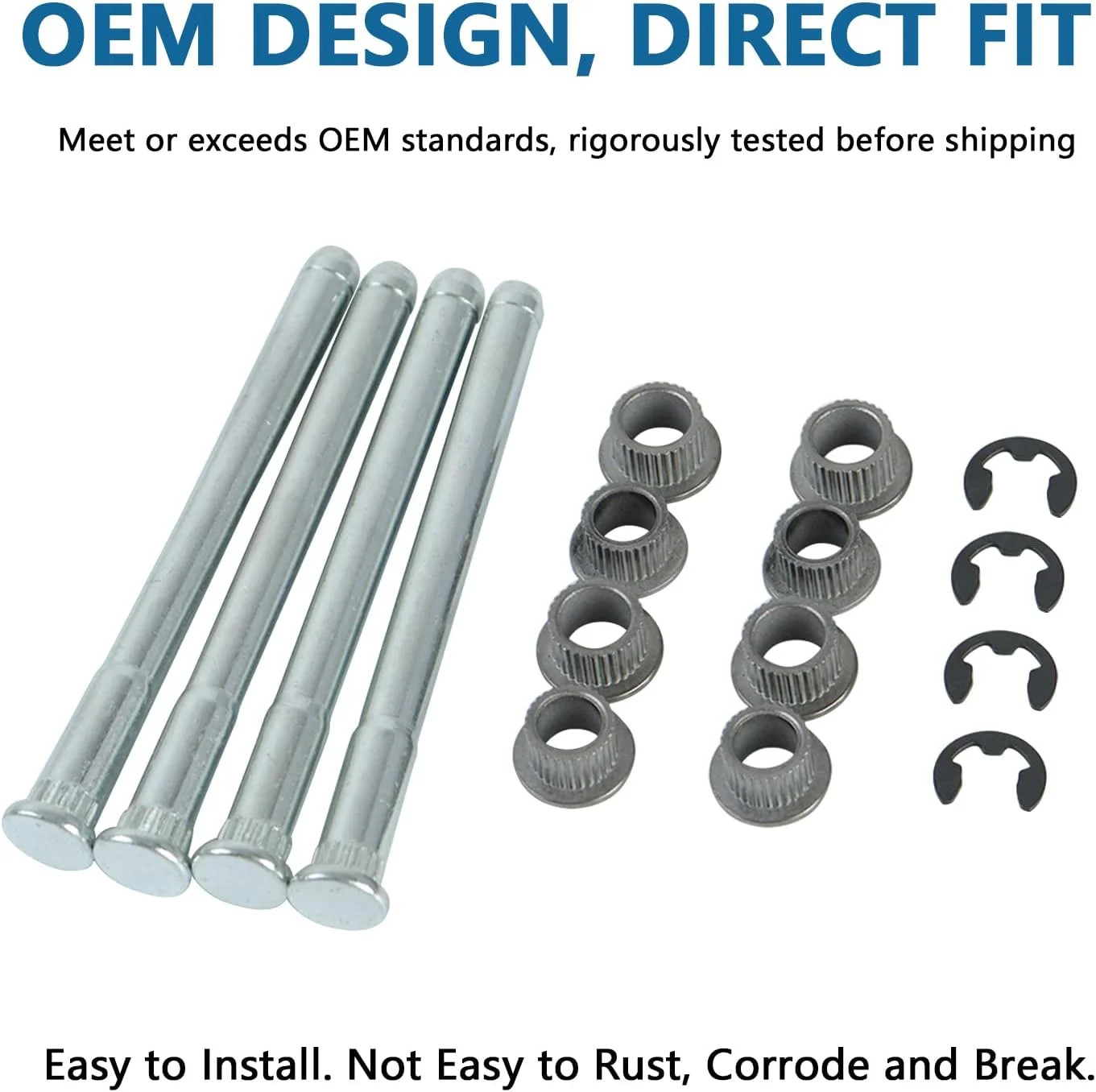 Door Hinge Pin and Bushing Repair Kits Compatible with Pickup Blazer Door Hinge