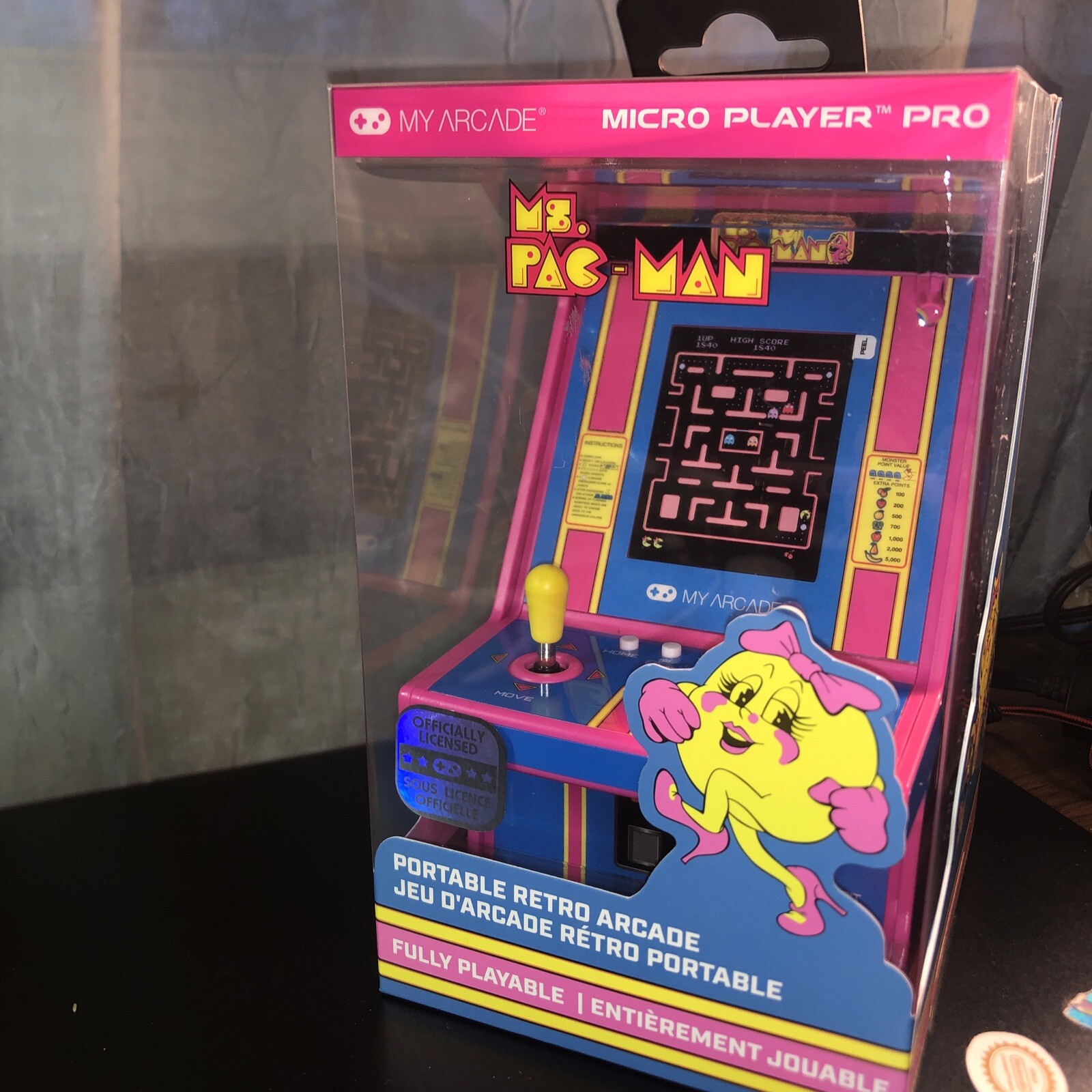 My Arcade Ms. PAC-Man Micro Player Pro Portable Retro Arcade Bandai Namco!