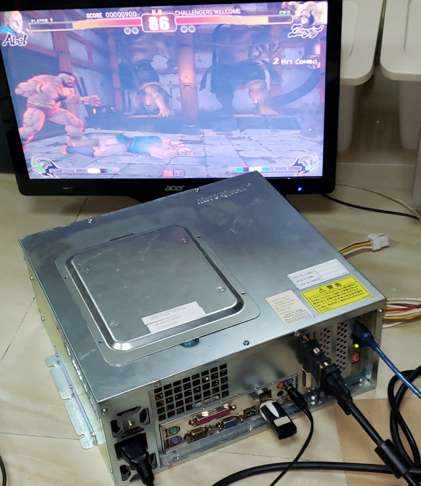 Street Fighter IV HDD Kit With Taito Type X2 Mother Board Arcade Video Game