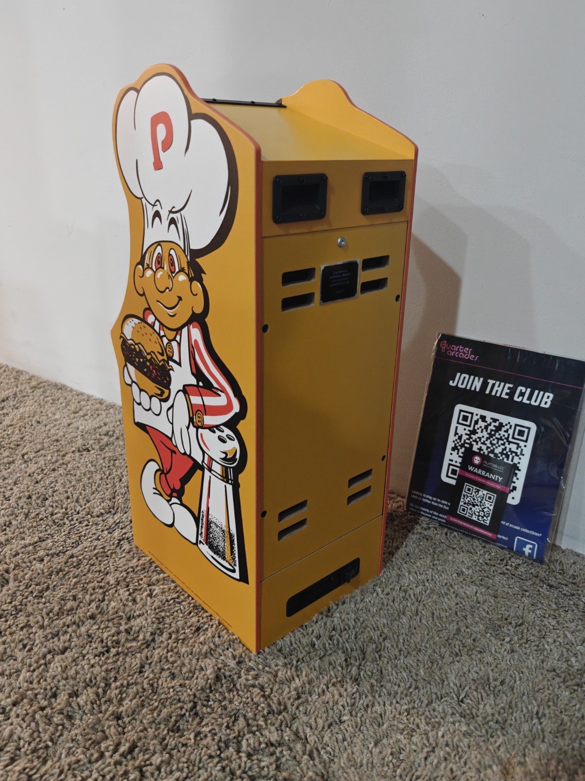 BurgerTime Quarter Arcades 🍔 Numskull 1/4 Scale Mini Replica Arcade Game 🕹 NIB